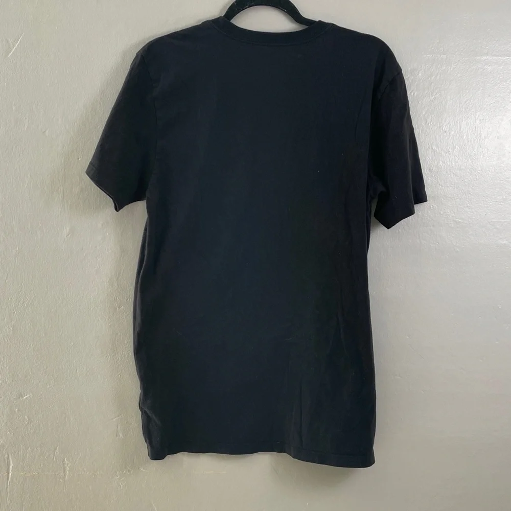 The North Face Men's Black Tee with Texas Flag Graphic Medium